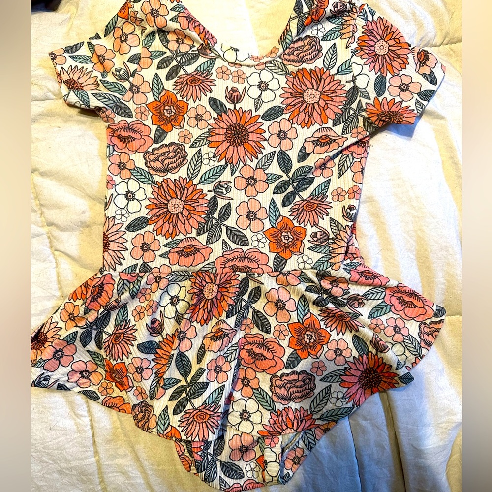 Custom made skirted leotard
